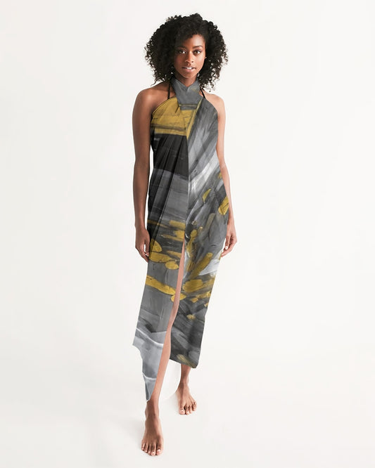 Black Sister Collection [Part 1 ] All-Over Print Swim Cover Up