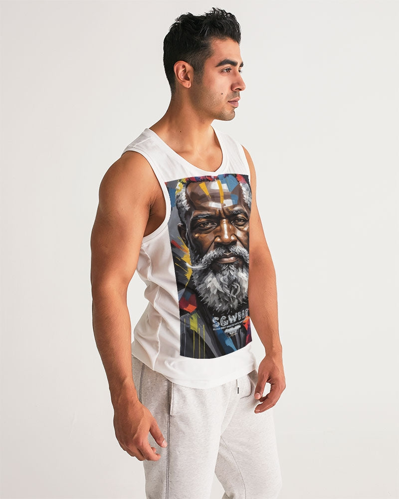 Black Knight Men's All-Over Print Sport Tank