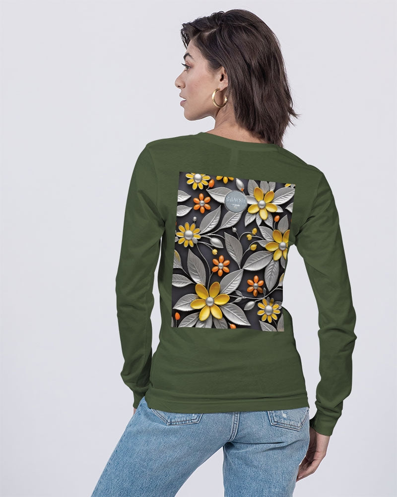 Sweet Silver Yellow Flower Grey Hair sister.[Part three] Unisex Jersey Long Sleeve Tee | Bella + Canvas