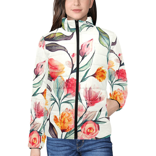 Women's stand collar padded jacket(H41)