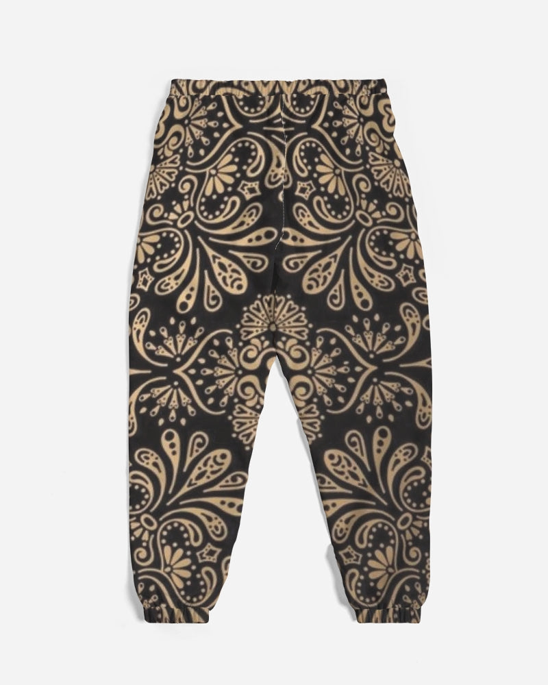 Man of Elegance Men's All-Over Print Track Pants