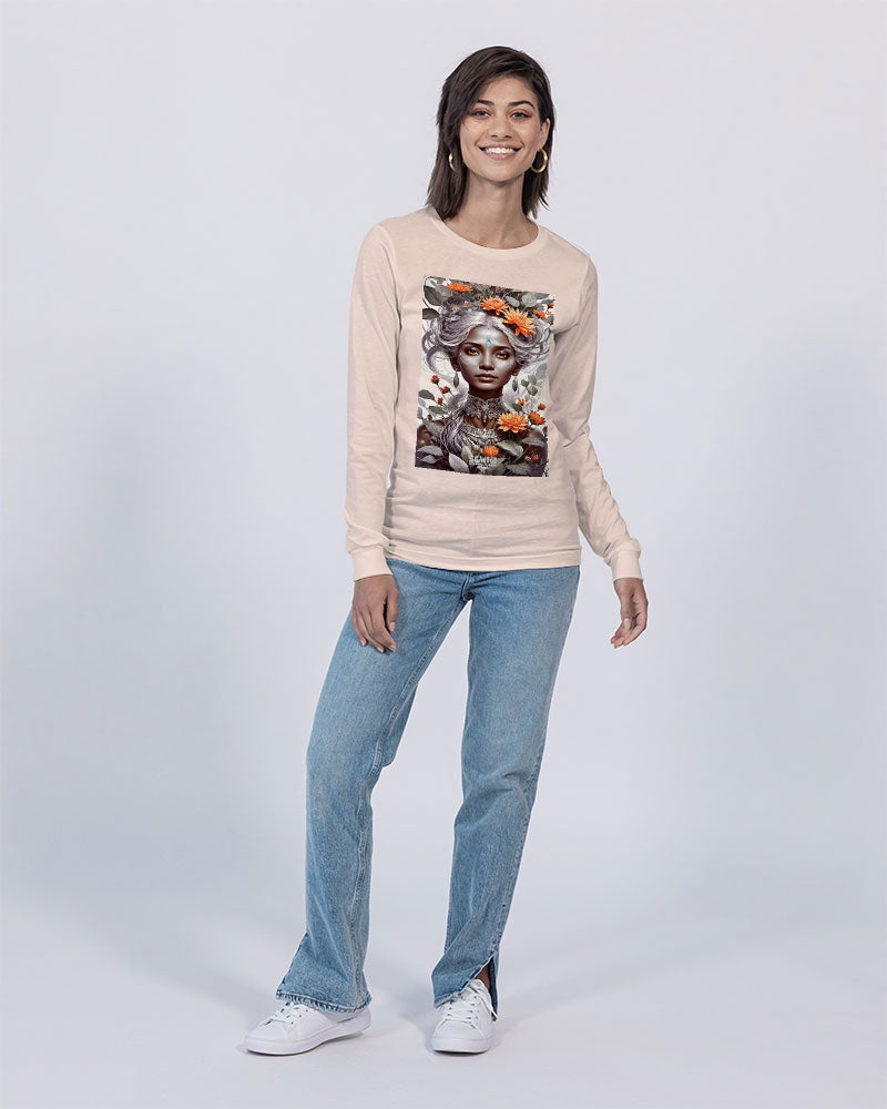 Blossom Indian Grey sister Unisex Long Sleeve Tee | Lane Seven