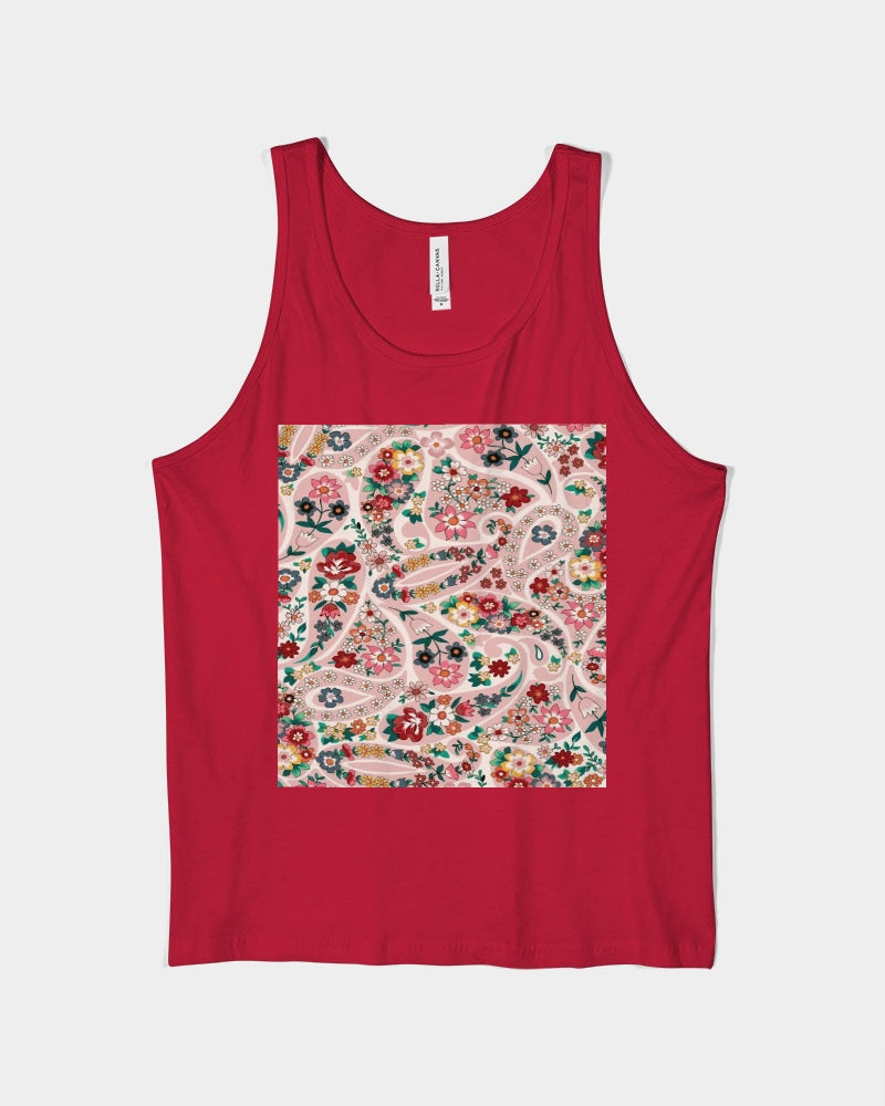 Pink abstract Pretty Sisters Unisex Jersey Tank | Bella + Canvas