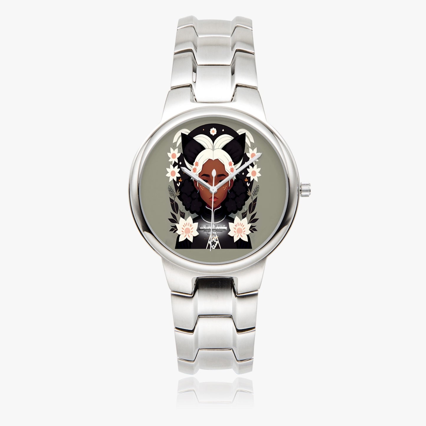 Nubian Silverfox Exclusive Stainless Steel Quartz Watch