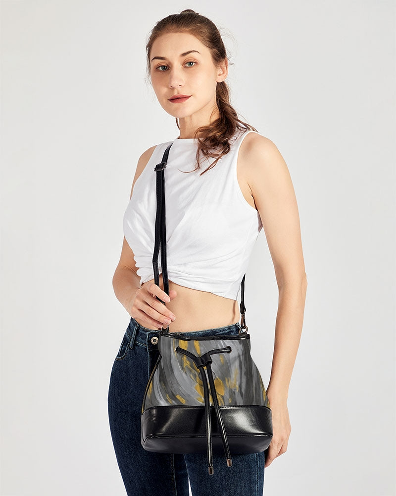 Black Sister Collection [Part 1 ] Mini Drawstring Bucket Bag