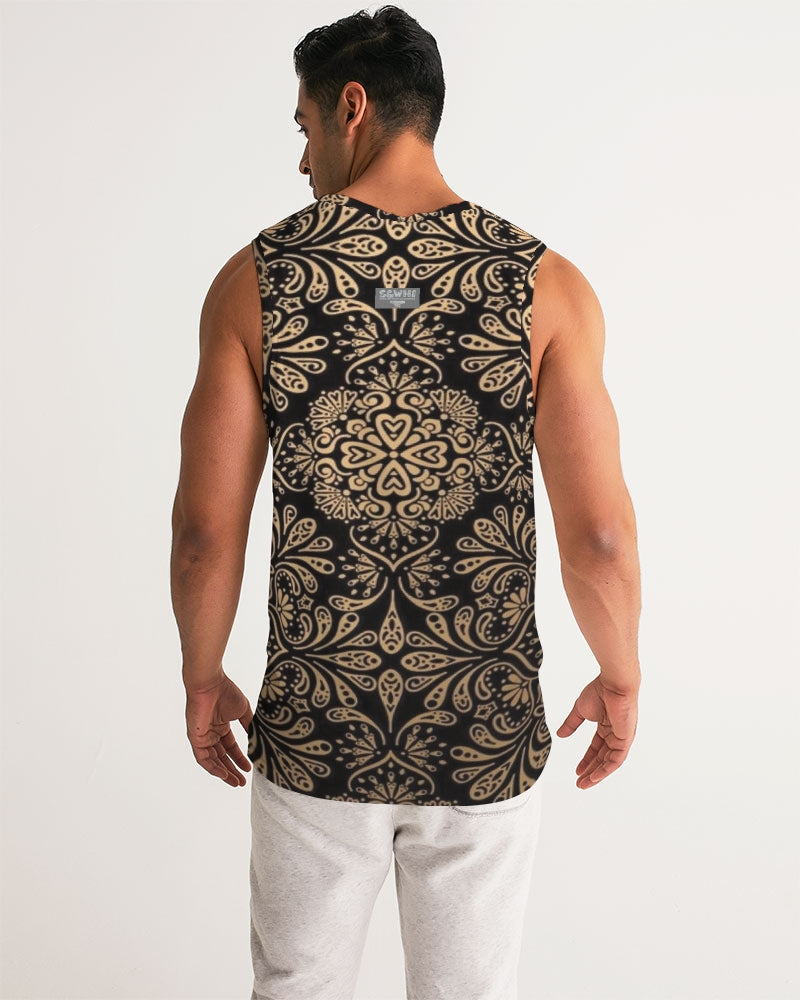 Man of Elegance Men's All-Over Print Sport Tank