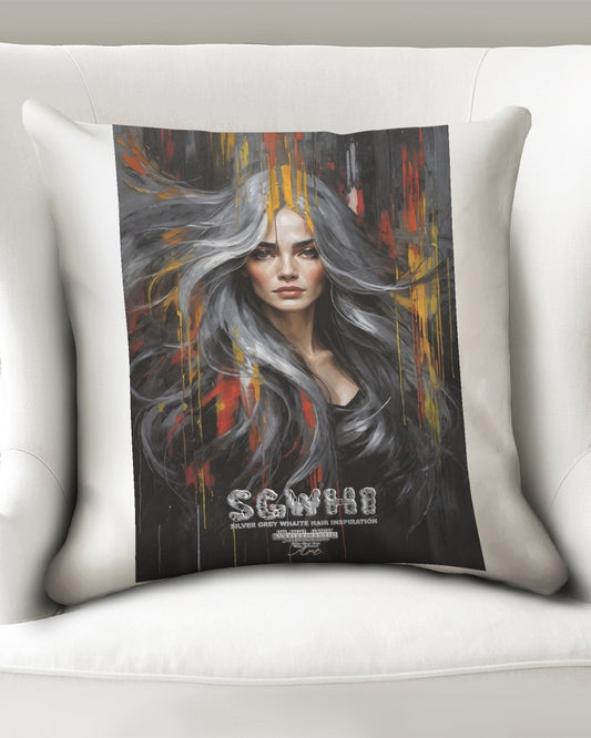 Beautiful white Sister [Part two collection] Throw Pillow Case 20"x20"