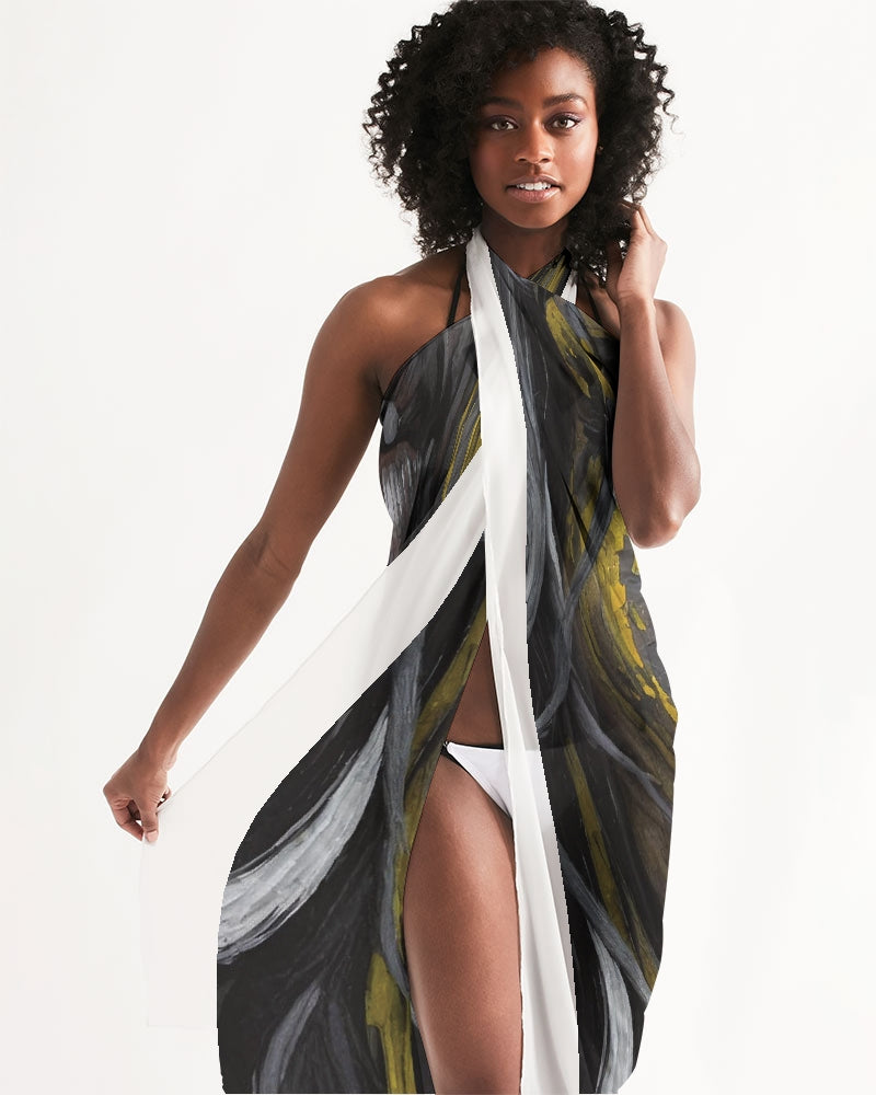 Black Sister Collection [Part 3 ] All-Over Print Swim Cover Up