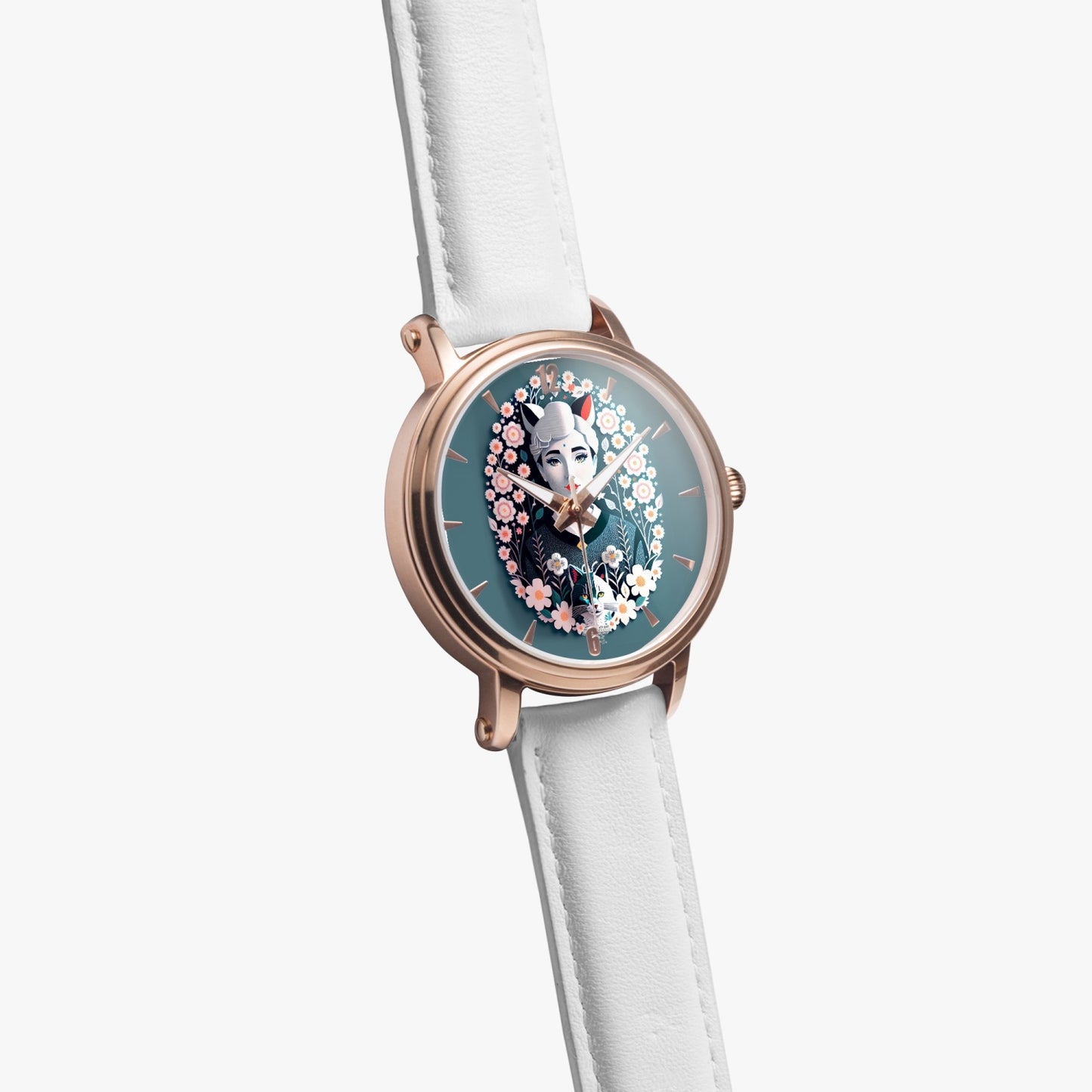 Silverfox 46mm Unisex Automatic Watch (Rose Gold)