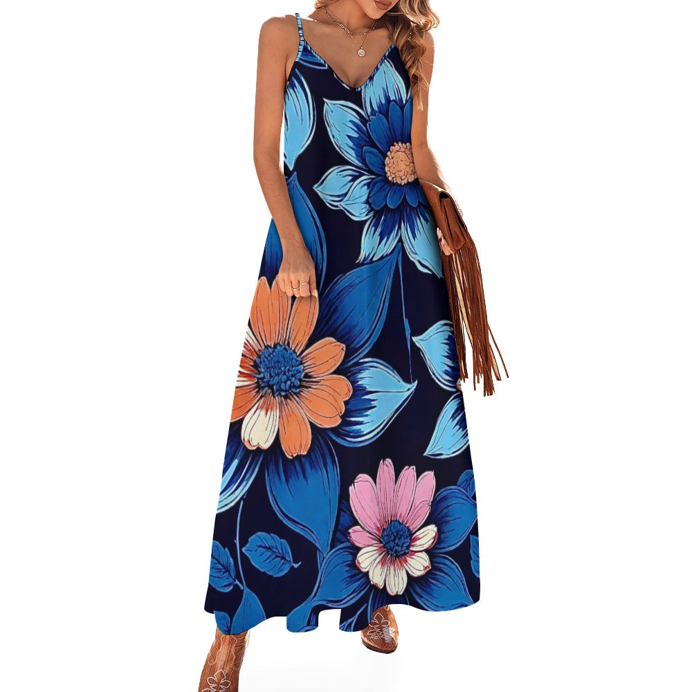 Sling Ankle Long Dress