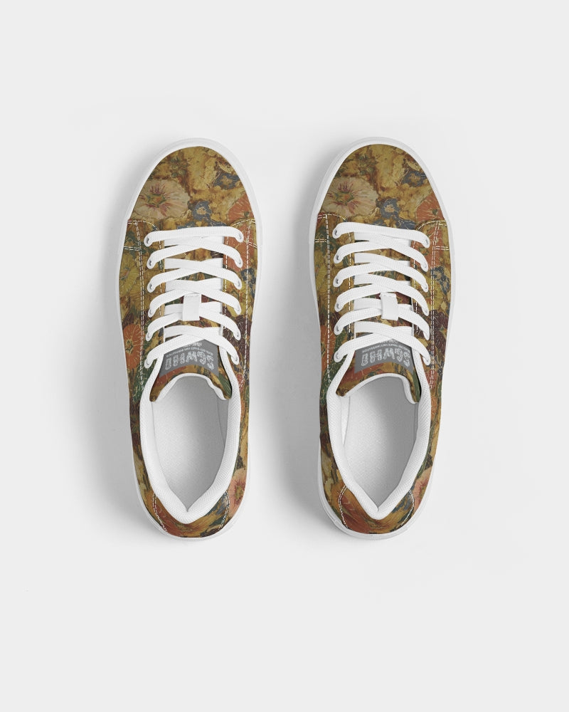 Autumn play Women's Faux-Leather Sneaker