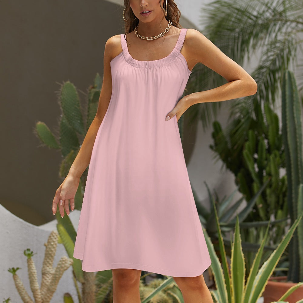 Crystal Rose Beach sling dress