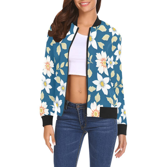 All Over Print Bomber Jacket for Women ( H19)