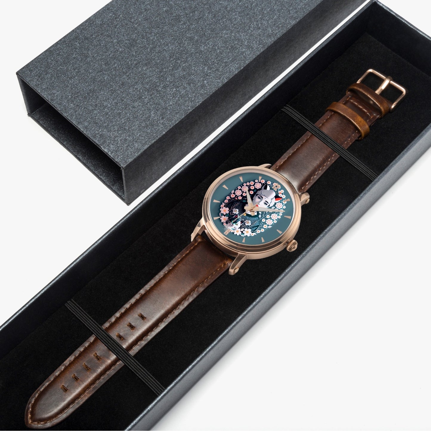 Silverfox 46mm Unisex Automatic Watch (Rose Gold)