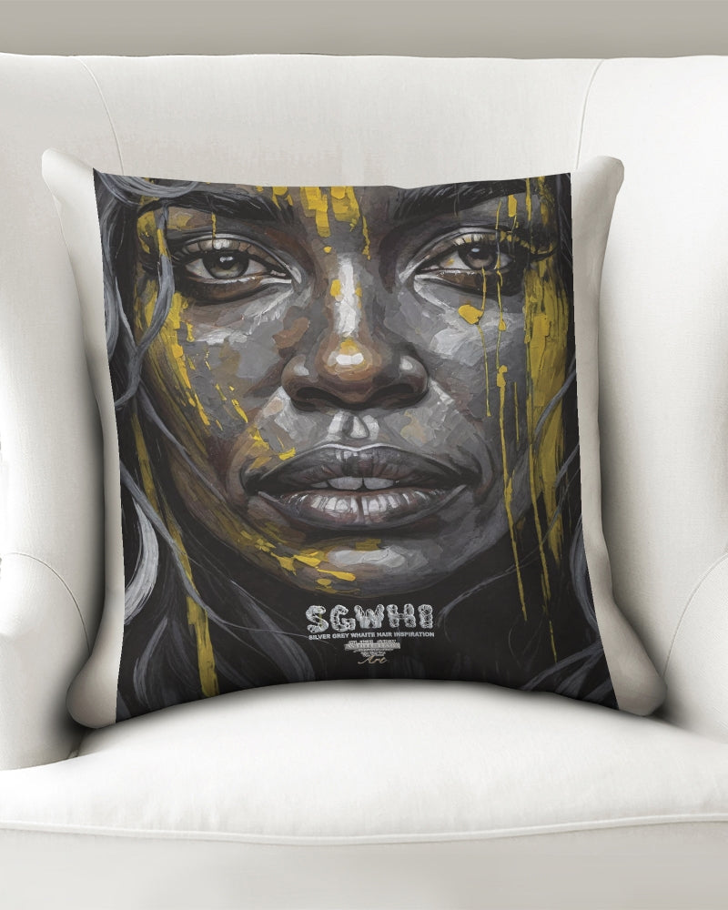 Black Sister Collection [Part 3 ] Throw Pillow Case 18"x18"