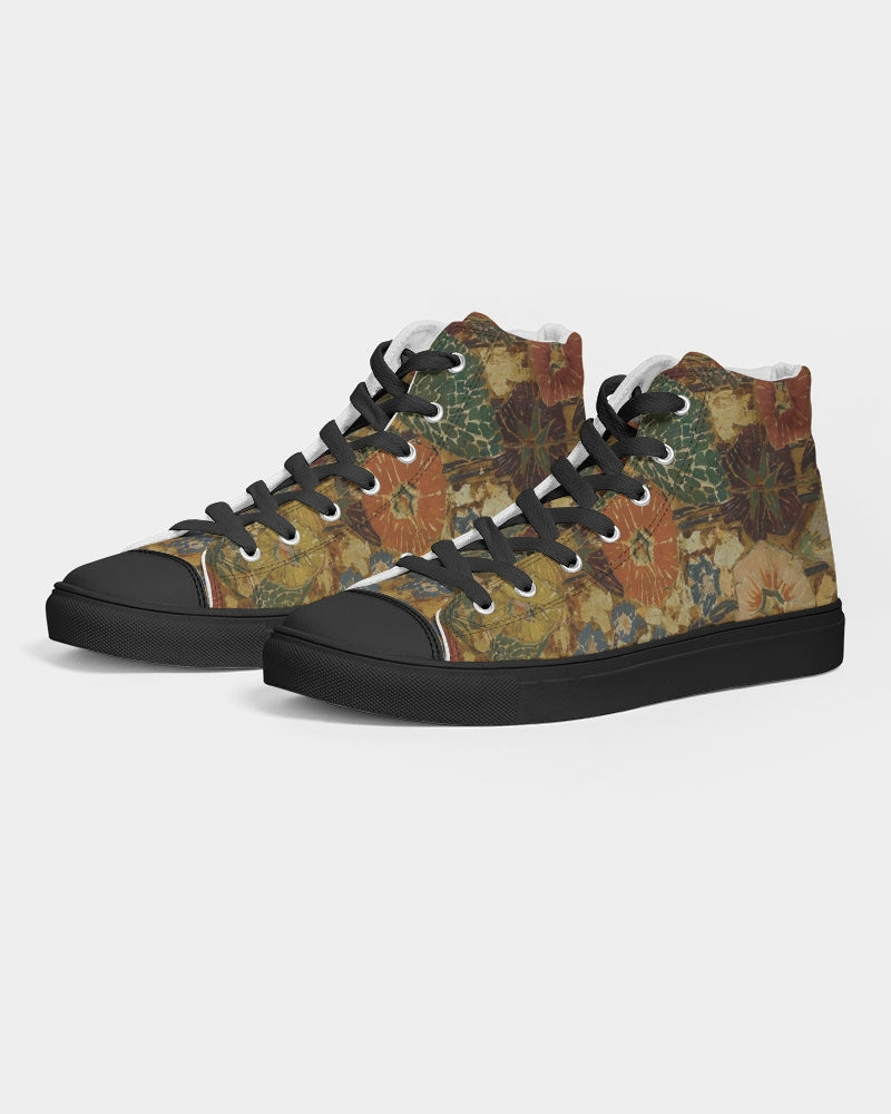 Autumn play Women's Hightop Canvas Shoe - Black