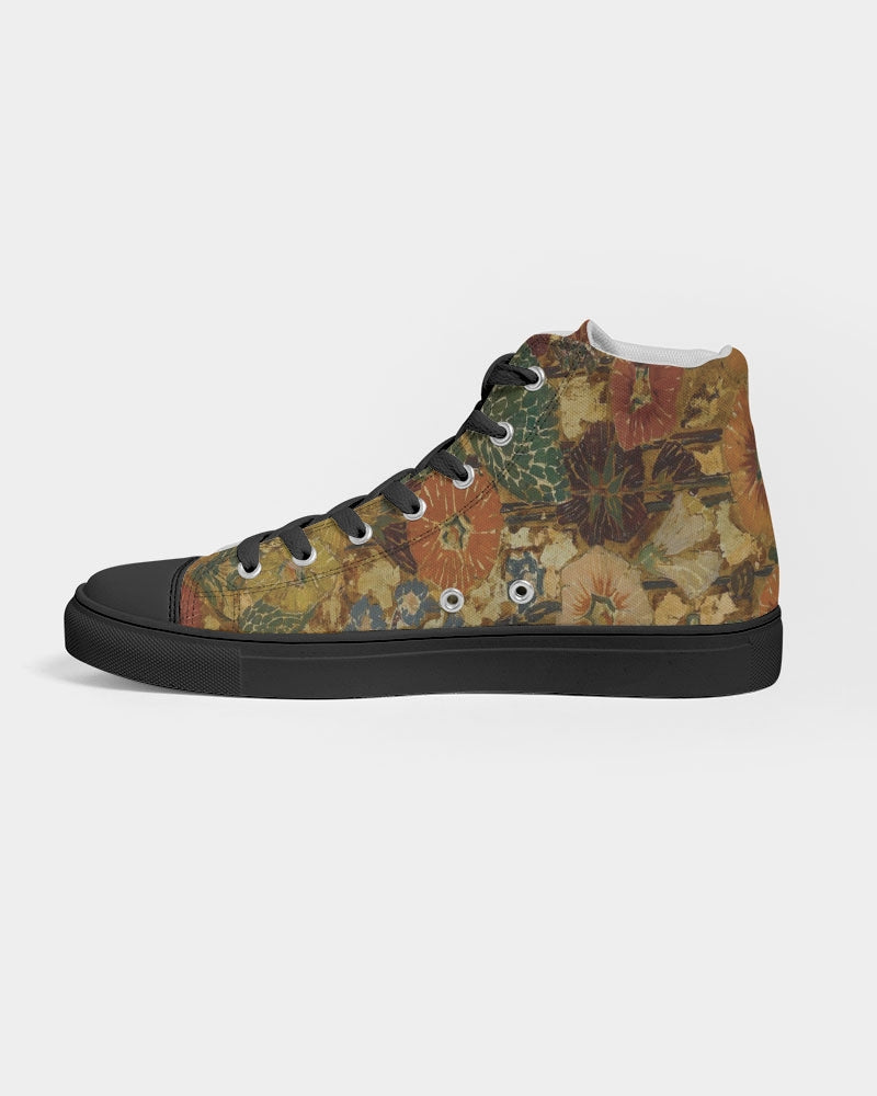 Autumn play Women's Hightop Canvas Shoe - Black