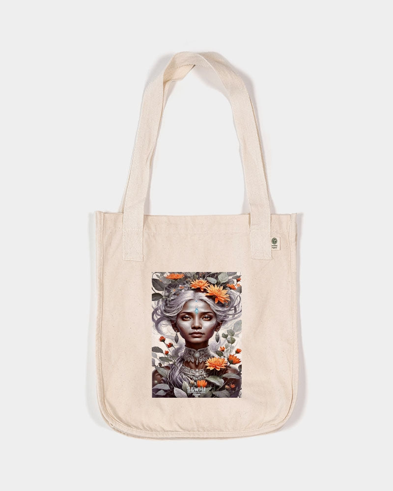 Blossom Indian grey sister Organic Cotton Canvas Market Tote | Econscious