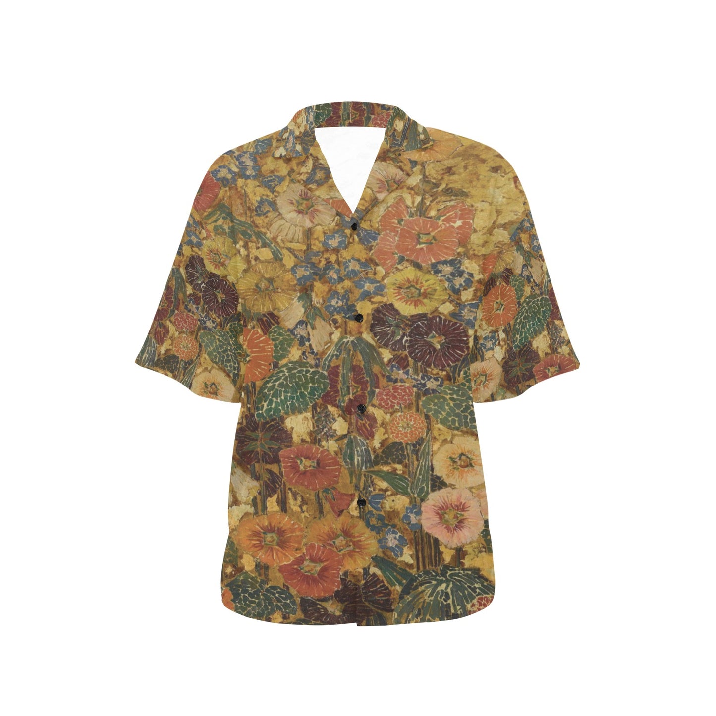 All Over Print Hawaiian Shirt for Women (T58)