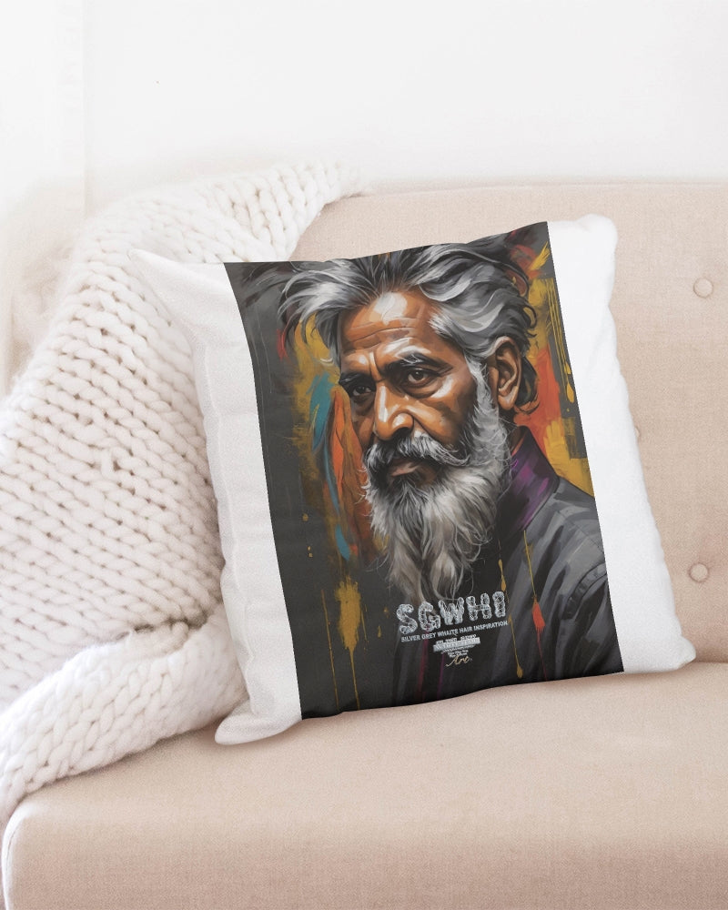 South Asian Knight Throw Pillow Case 20"x20"