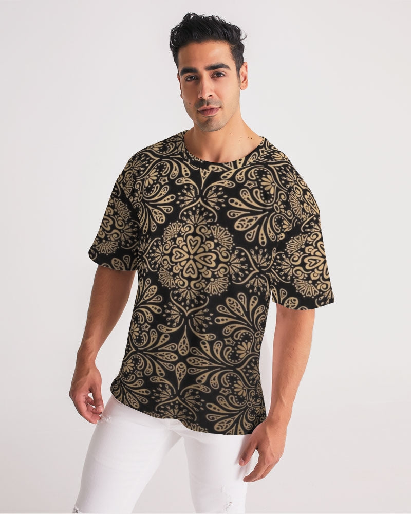 Man of Elegance Men's All-Over Print Premium Heavyweight Tee