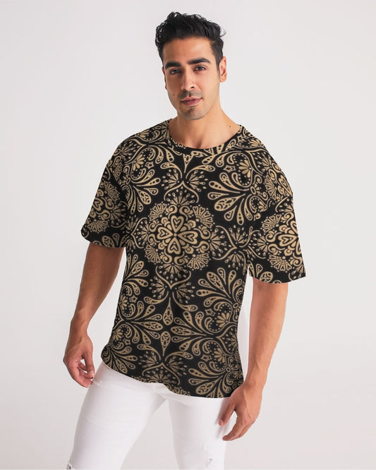 Man of Elegance Men's All-Over Print Premium Heavyweight Tee