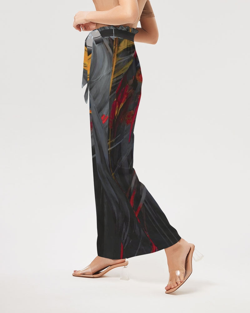 Asian collection [Part 1] Women's All-Over Print High-Rise Wide Leg Pants