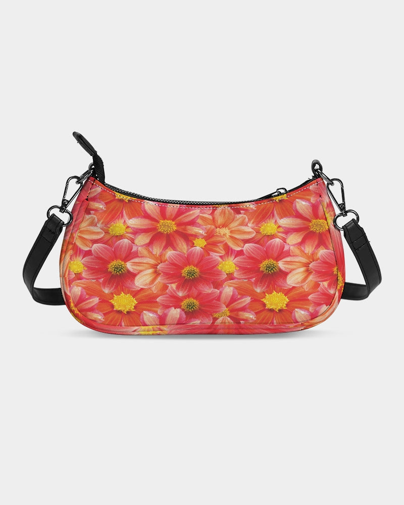 Beautiful blood orange flower design Petite Canvas Pouch