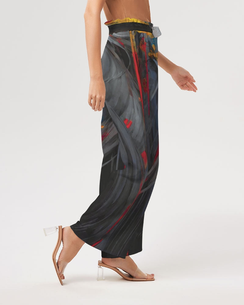 Asian collection [Part 1] Women's All-Over Print High-Rise Wide Leg Pants