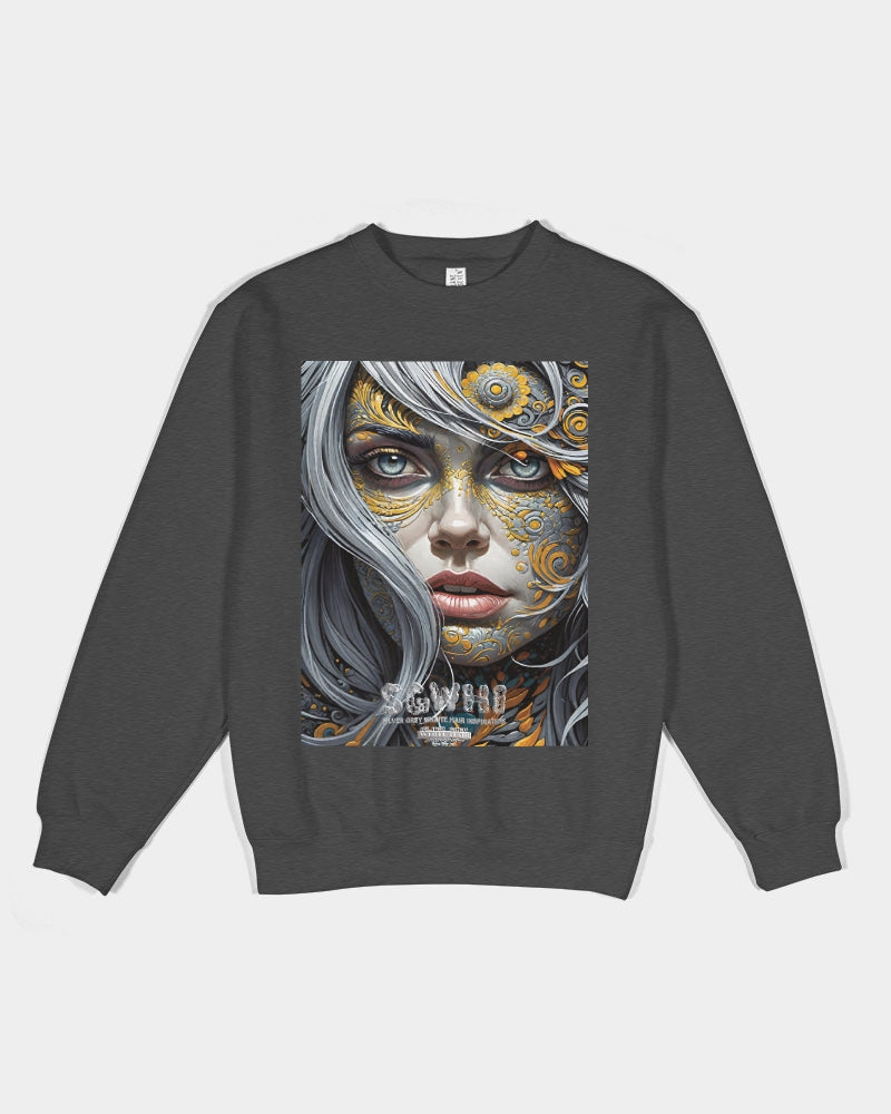 Sweet Silver Yellow Flower Grey Hair sister.[Part three] Unisex Premium Crewneck Sweatshirt | Lane Seven