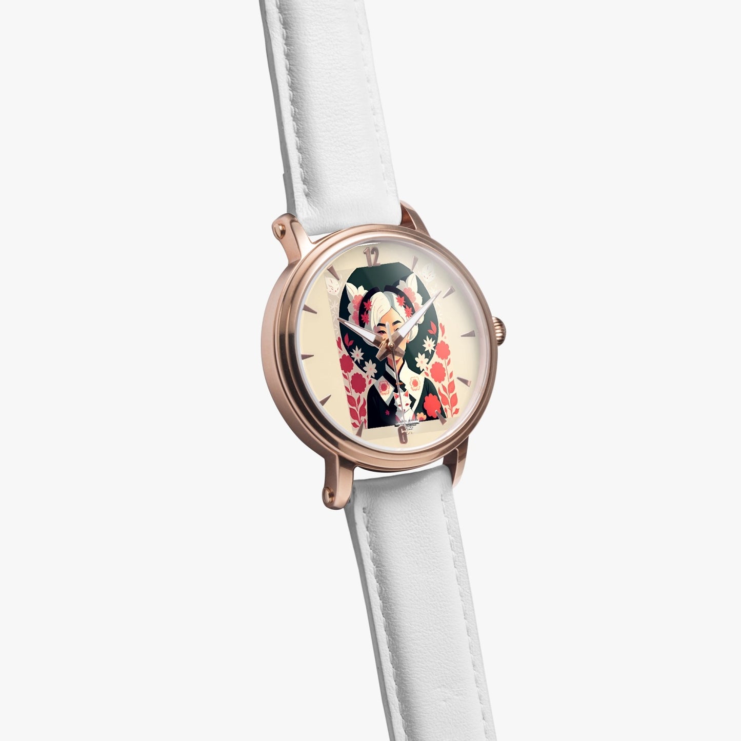 Asian Silverfox 46mm Unisex Automatic Watch (Rose Gold)