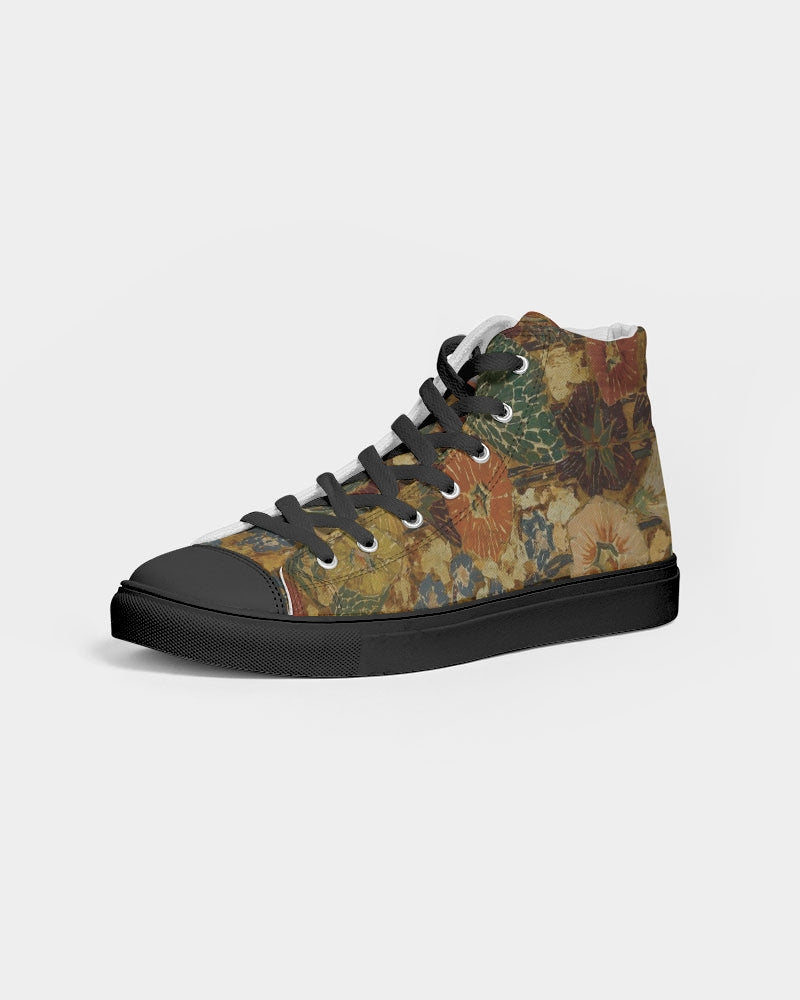 Autumn play Women's Hightop Canvas Shoe - Black