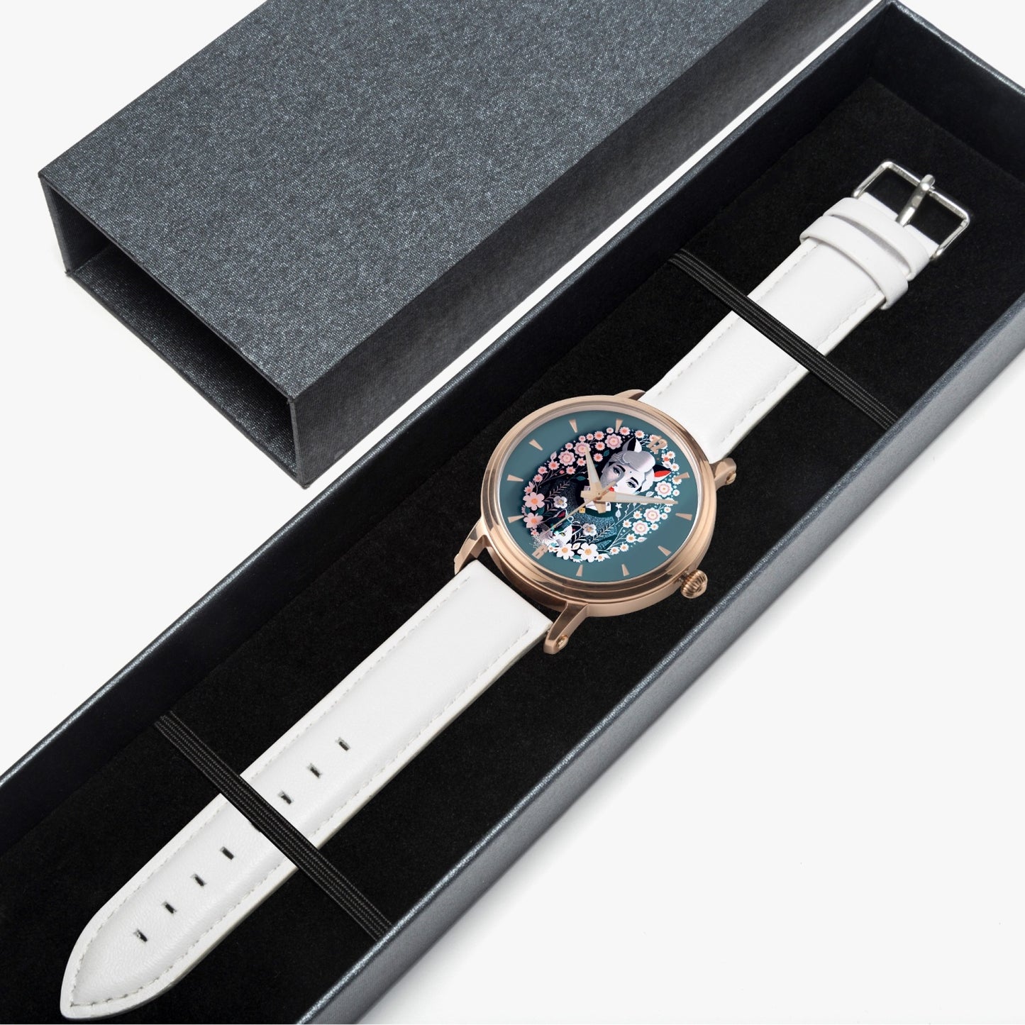 Silverfox 46mm Unisex Automatic Watch (Rose Gold)