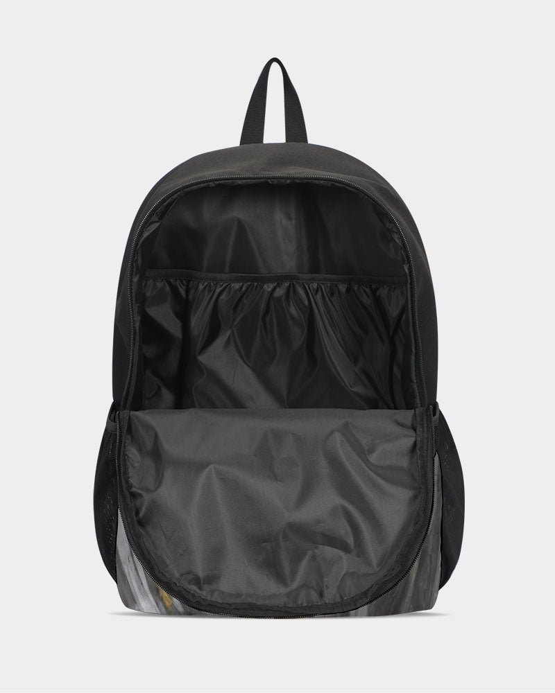 Black Sister Collection [Part 1 ] Duo-Zip Front Canvas Backpack