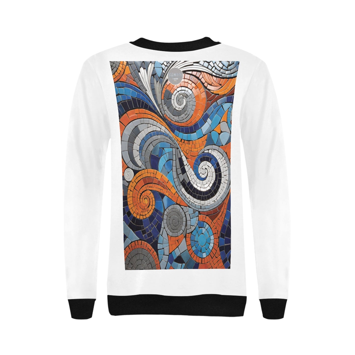 Women's Rib Cuff Crew Neck Sweatshirt (H34)