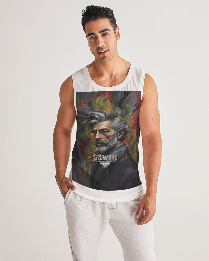 White Knight,  Men's All-Over Print Sport Tank