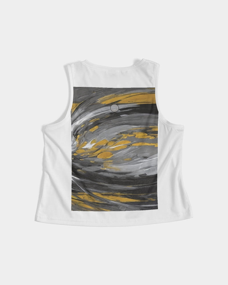 Black Sister Collection [Part 2 ] Women's All-Over Print Cropped Tank