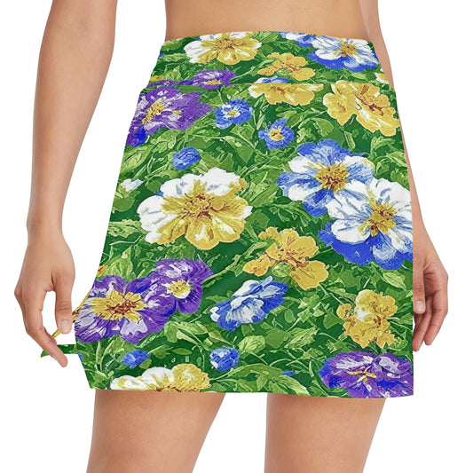 Women's Golf Skirt with Pocket (D64)