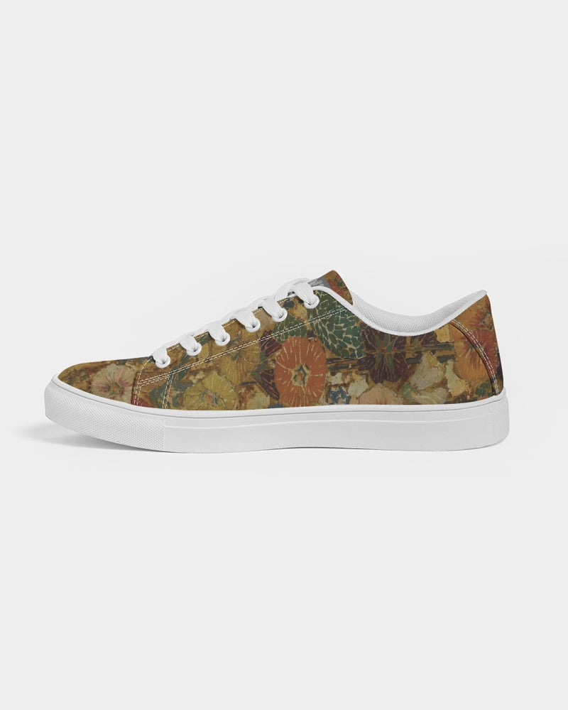 Autumn play Women's Faux-Leather Sneaker