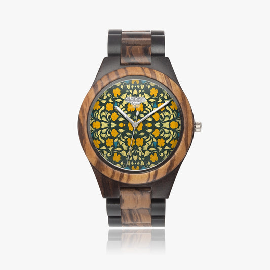 Silver grey white hair inspiration Indian Ebony Wooden Watch