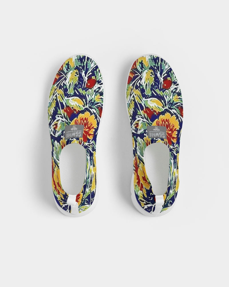 Painted floor design Women's Slip-On Flyknit Shoe