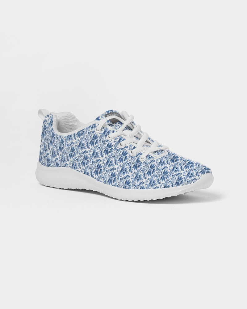 light blue Royal patten  Men's Athletic Shoe