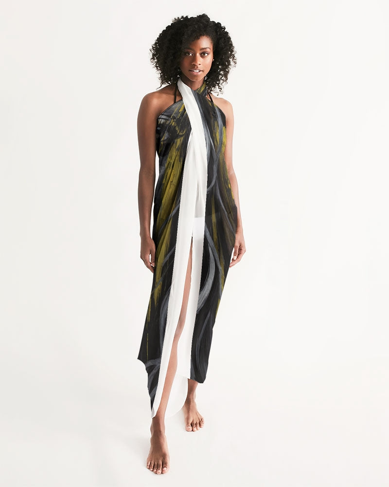 Black Sister Collection [Part 3 ] All-Over Print Swim Cover Up