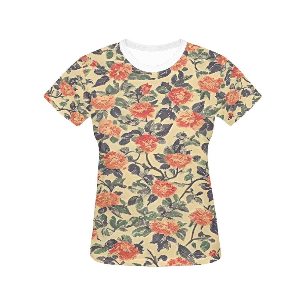 Women's All Over Print T-shirt (USA Size) (T40)