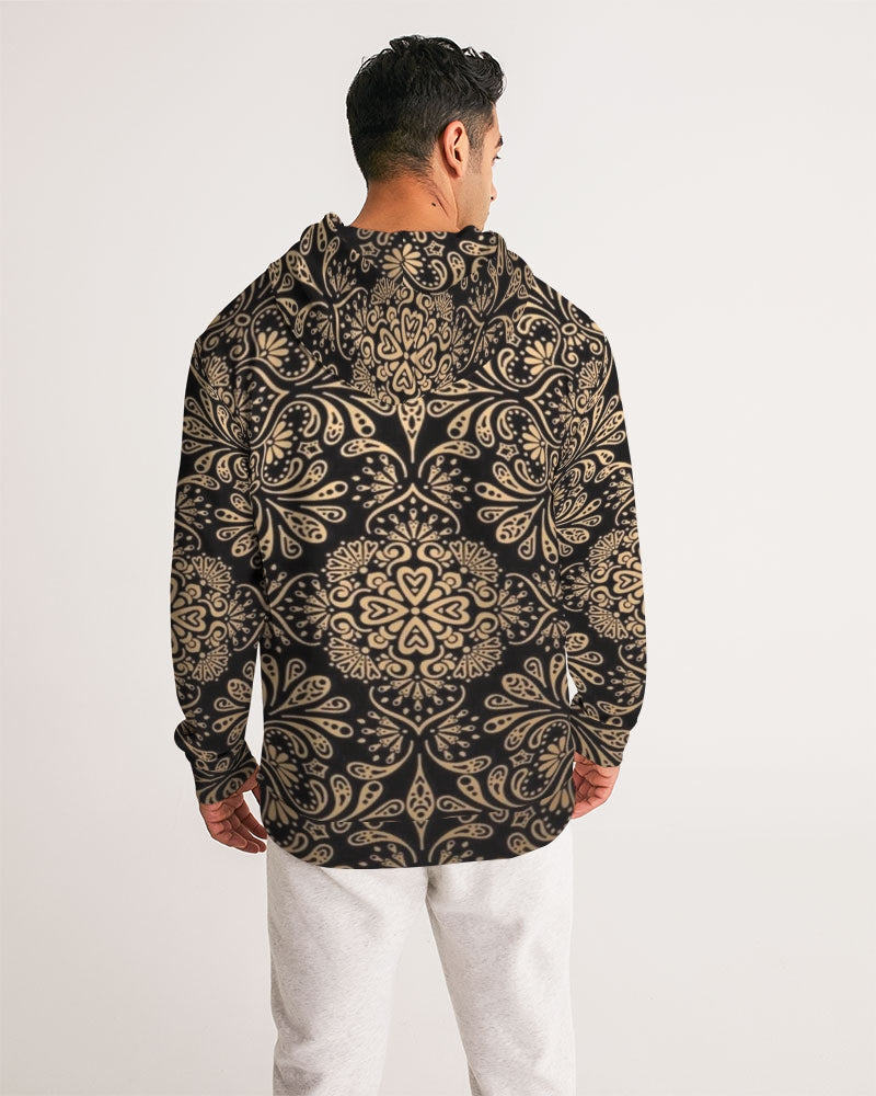 Man of Elegance Men's All-Over Print Hoodie