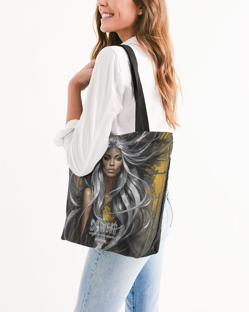 Black Sister Collection [Part 2 ] Canvas Zip Tote