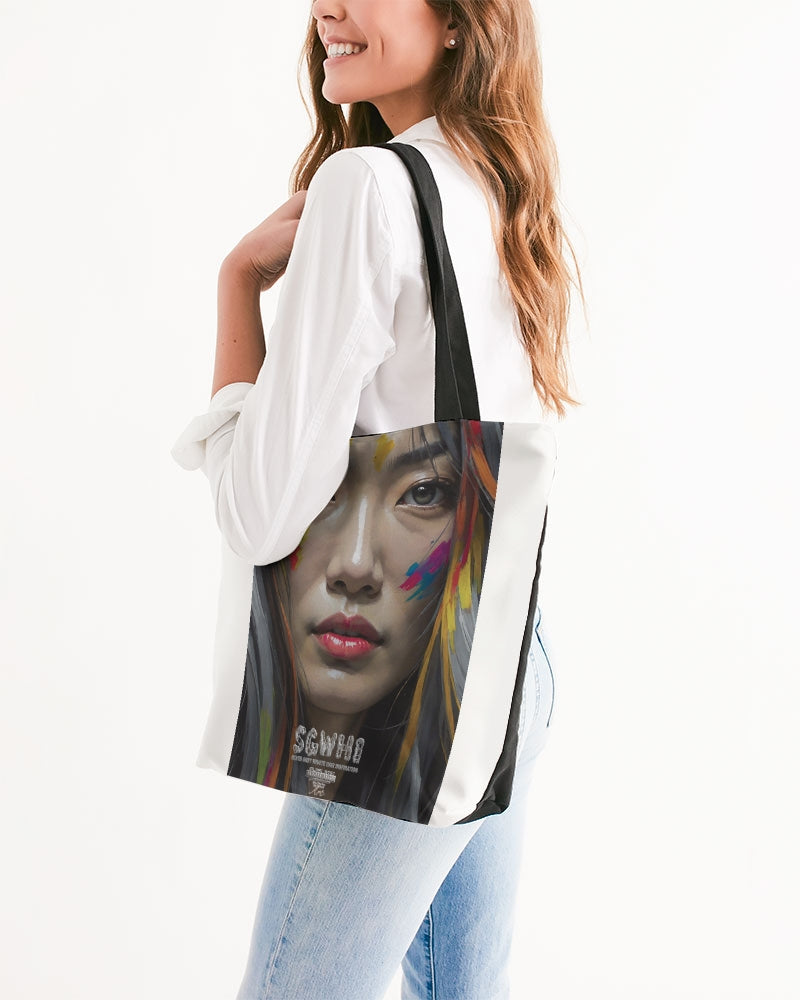 Asian Collection (Part 2 ) Canvas Zip Tote