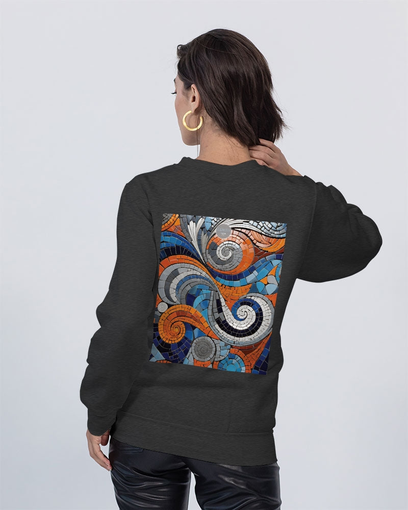 Beautiful Mosaic White Sister  Unisex Premium Crewneck Sweatshirt | Lane Seven