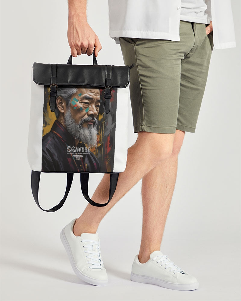 Asian Knight Casual Flap Backpack