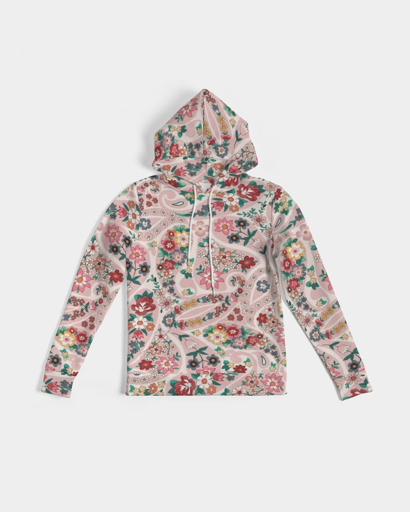 Pink abstract Pretty Sisters Women's All-Over Print Hoodie